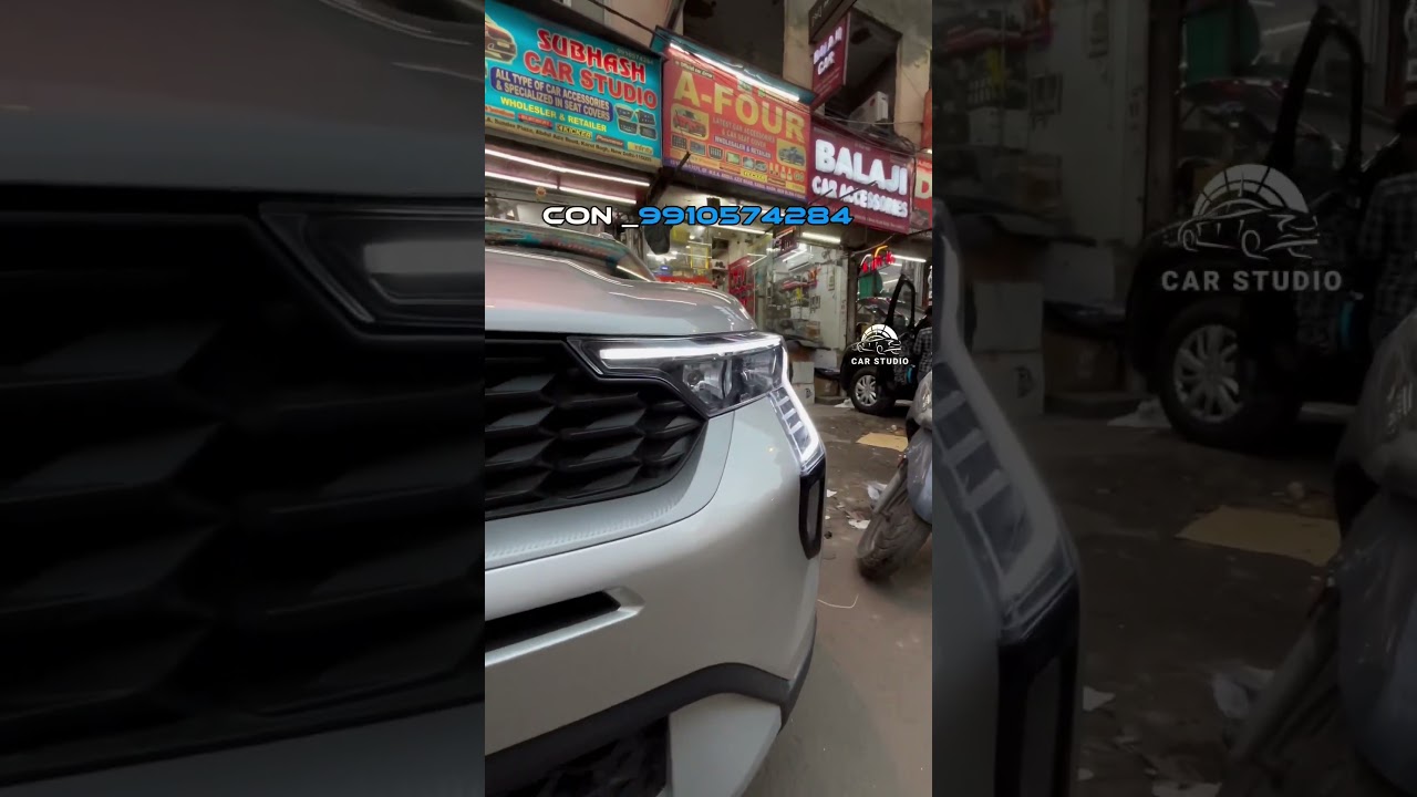 HEADLIGHT DRL UPGRADE IN KIA SONET 🔥