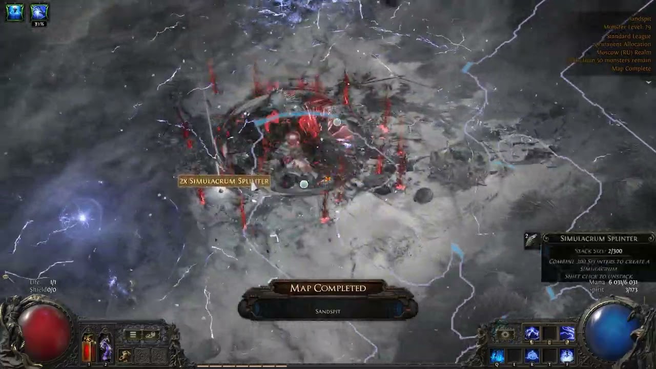 Path of Exile 2, Stormweaver, Archmage, Spark, Temporalis gameplay