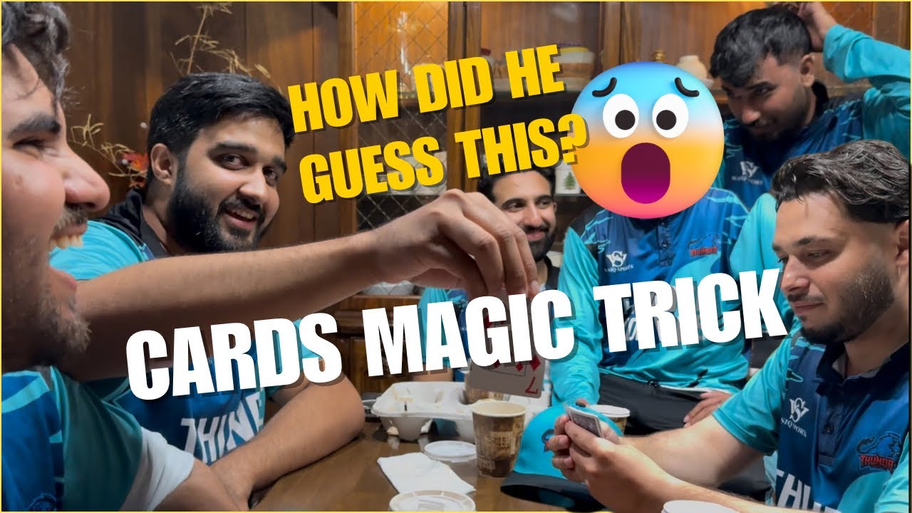 No Way He Guessed That Card! 🤯🃏 (Real Footage) | Mind-Blowing Card Trick in Real Life |