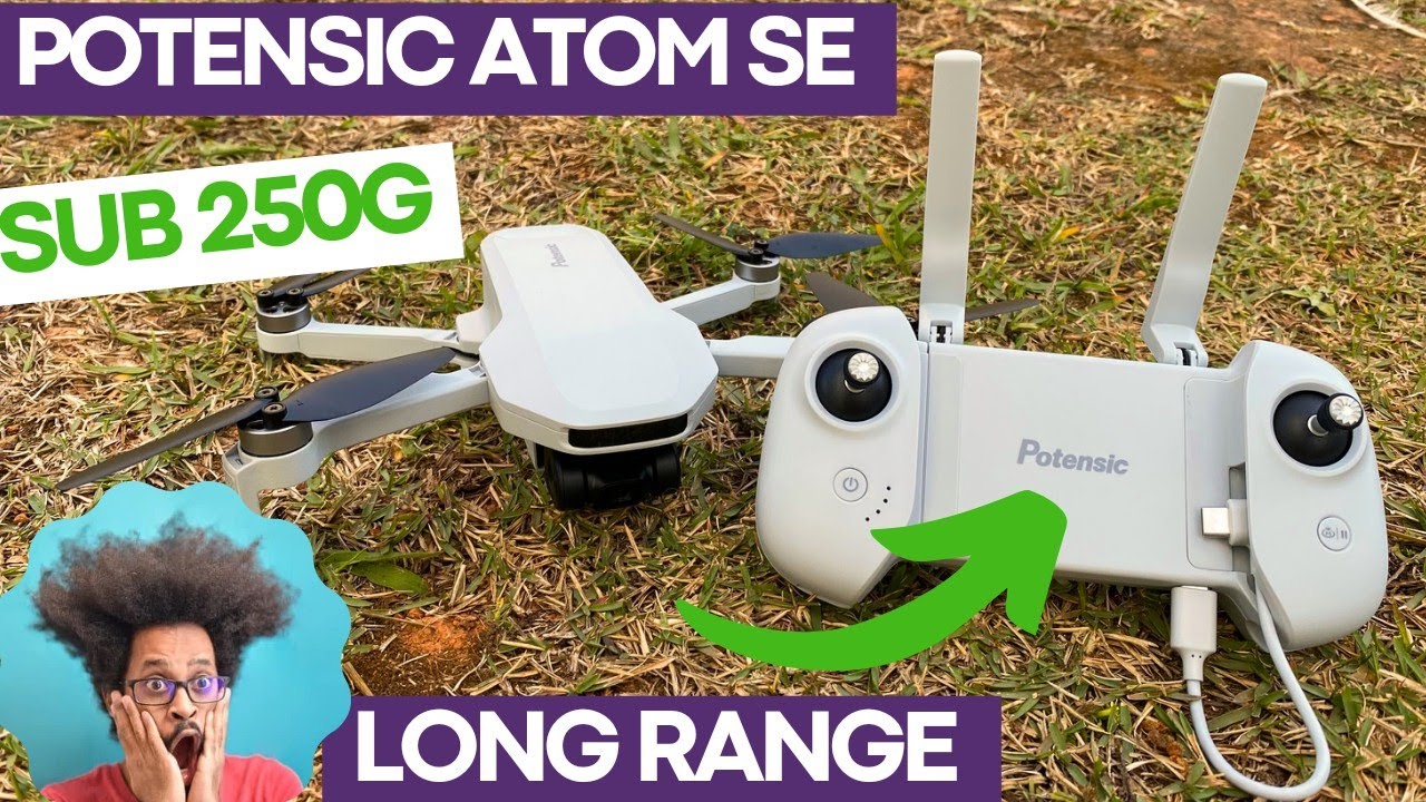 Potensic Atom Se LONG RANGE 6.600 METROS mais Tempo de Vôo em detalhes
