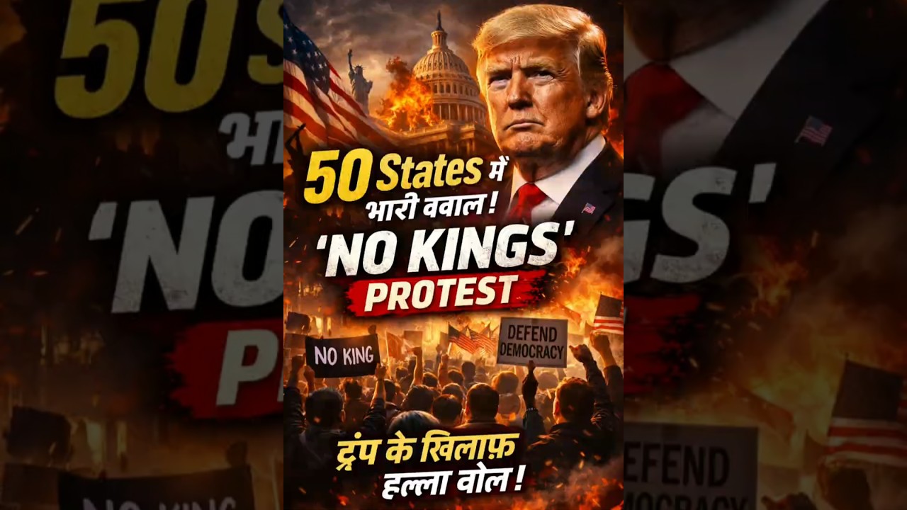 No Kings Protest Explained 🚨 Millions Rise Across 50 States Against Trump!&rdquo; #shorts #trending