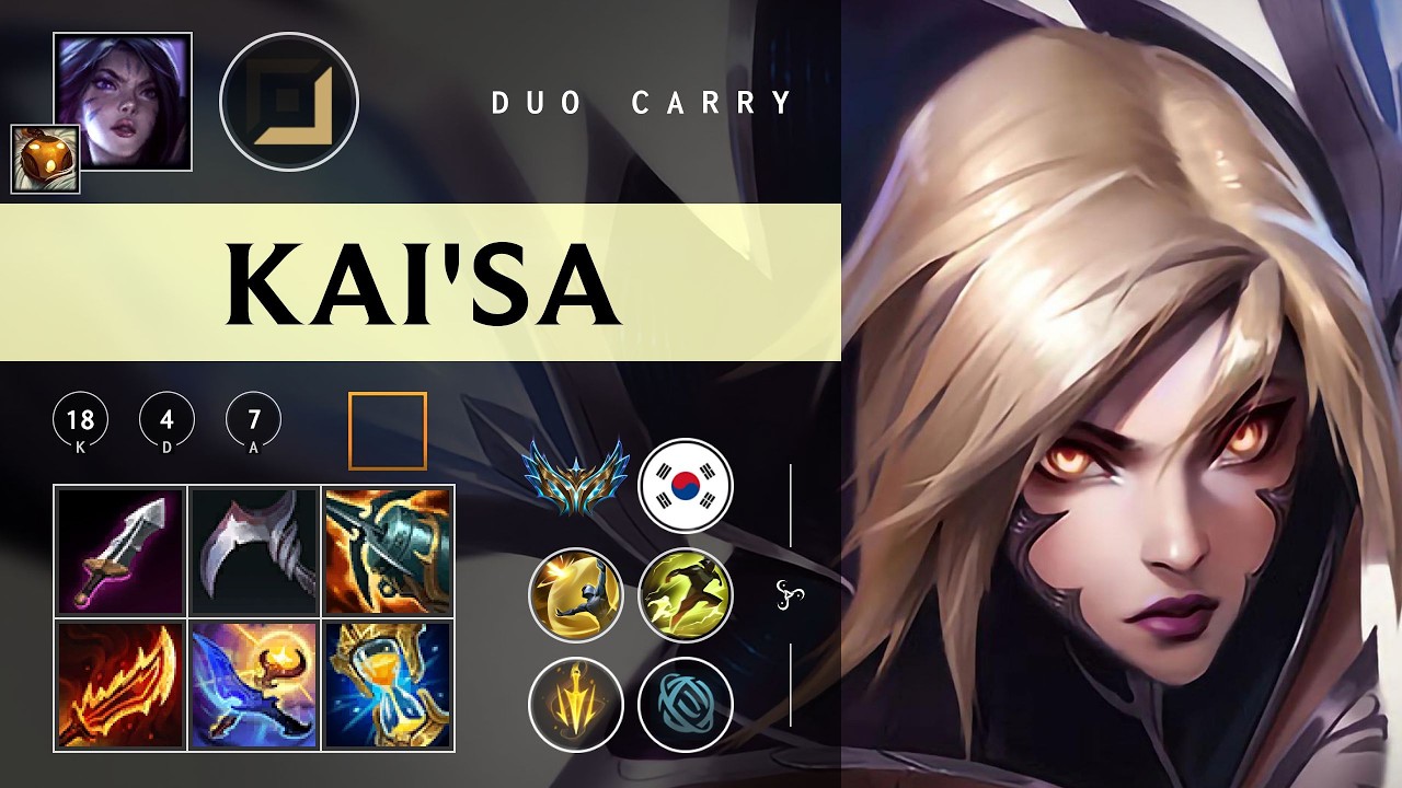 Kai'Sa ADC vs Aphelios - KR Challenger Patch 26.03
