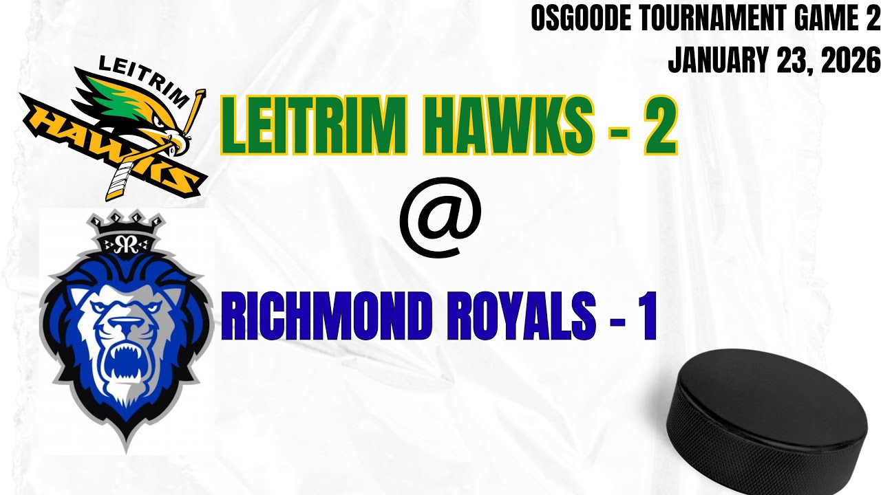 Osgoode Tournament Game 2 - U13B2 Leitrim Hawks @ Richmond Royals