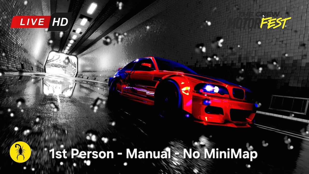 🔴 LIVE - Motorfest - 1st Person - Manual - No MiniMap