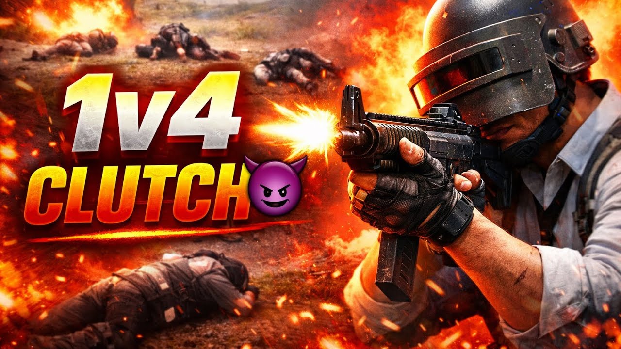 1v4 Clutch 😈 Last Zone Ka King | BGMI Game Enemies Shocked 😳 1v4 #BGMI  #BGMIGameplay  #BGMIClutch  