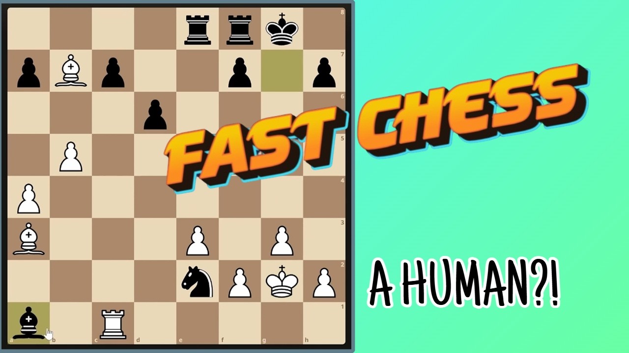 FAST Chess Against a Human Streaming and Stockfish Lvl 5 Draw