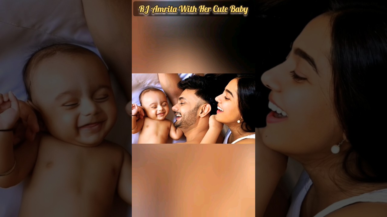 Amrita Rao With Her Cute Baby And Husband RJ Anmol💚🔥