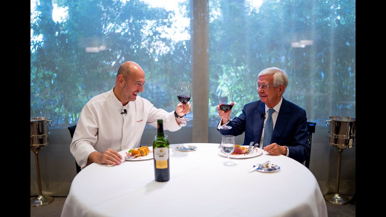 Barón de Chirel Reserva de Marqués de Riscal con solomillo Wellington de Zalacaín e Iñigo Urrechu