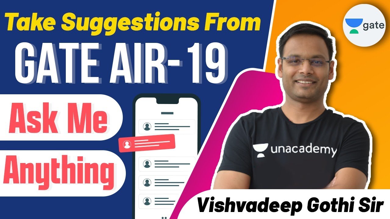 Take Suggestions From GATE AIR-19 | Ask Me Anything | GATE 2021 CSE | Vishvadeep Sir