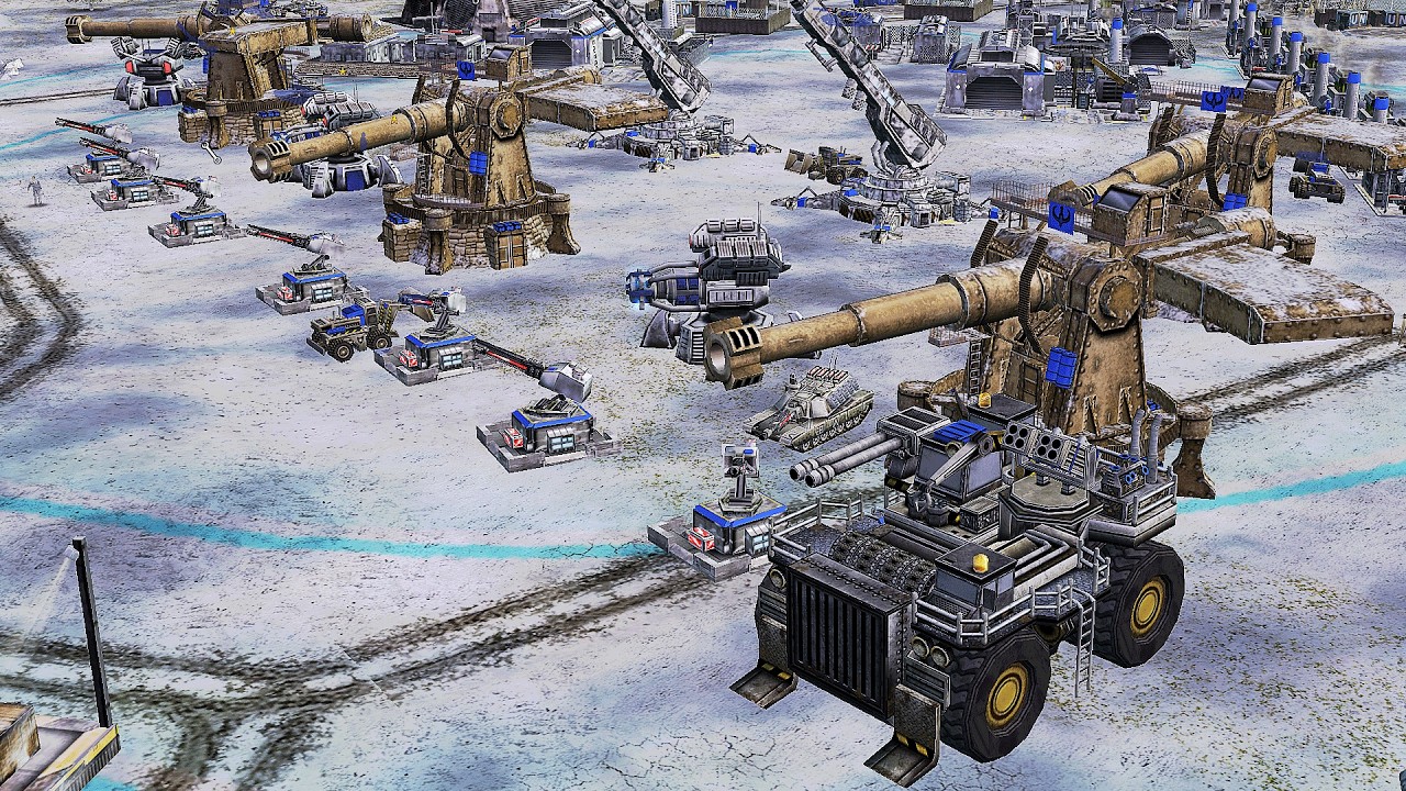 USA BOSS + SDI CANNON vs NUCLEAR STORM - Command & Conquer Generals Contra x Beta