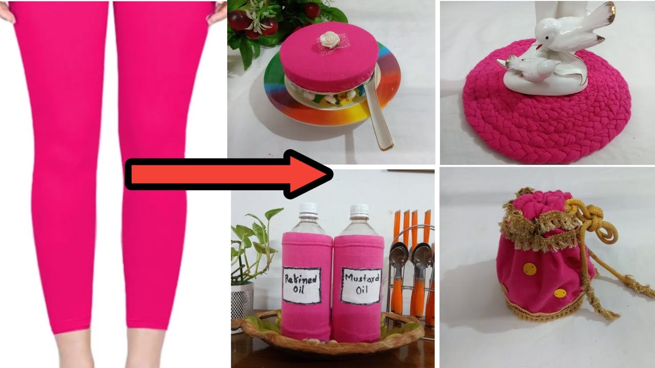 Old Leggings Craft Ideas || Old Leggings Reuse Ideas || Leggings DIY. #leggingsreuse #craft