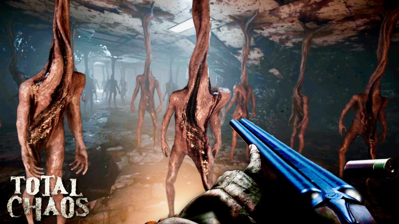TOTAL CHAOS: Good & Bad Endings + All Secrets - FPS Survival Horror Based on a Classic DOOM Mod!