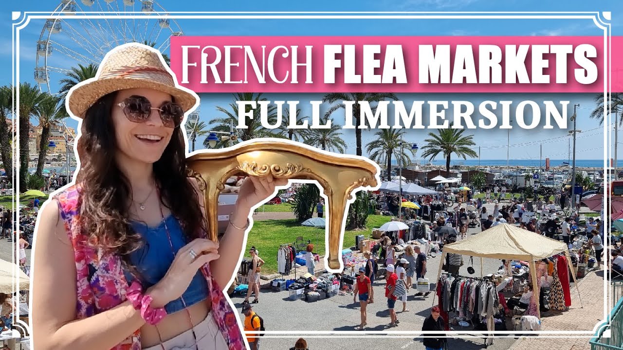 GREAT TOUR of the FLEA MARKETS in FRANCE | Finding VINTAGE | Thrift with us! + HAUL