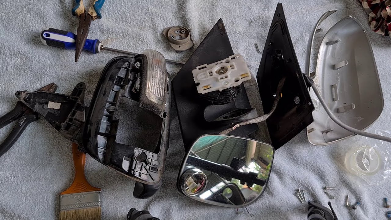 Hướng dẫn chi tiết tháo toàn bộ gương chiếu hậu ô tô Toyota Vios. Rearview Mirror Disassembly.