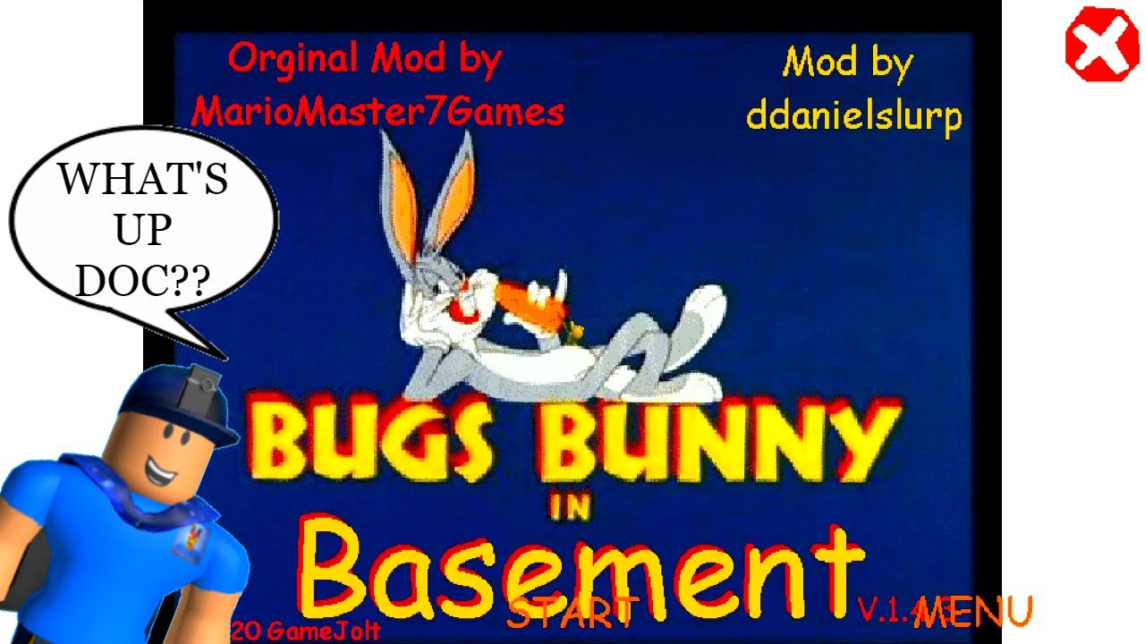 BUGS BUNNY WANTS YOU TO COME DOWN TO THE BASEMENT?? | Baldi's Basics in Education and Learning
