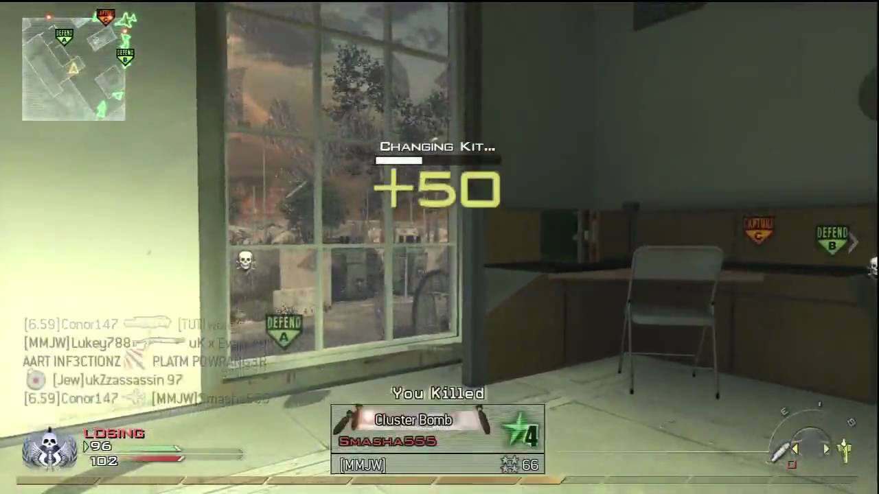 MW2 - 100 Kills 5 Deaths (Domination Scrapyard) w/ pr0 pipe