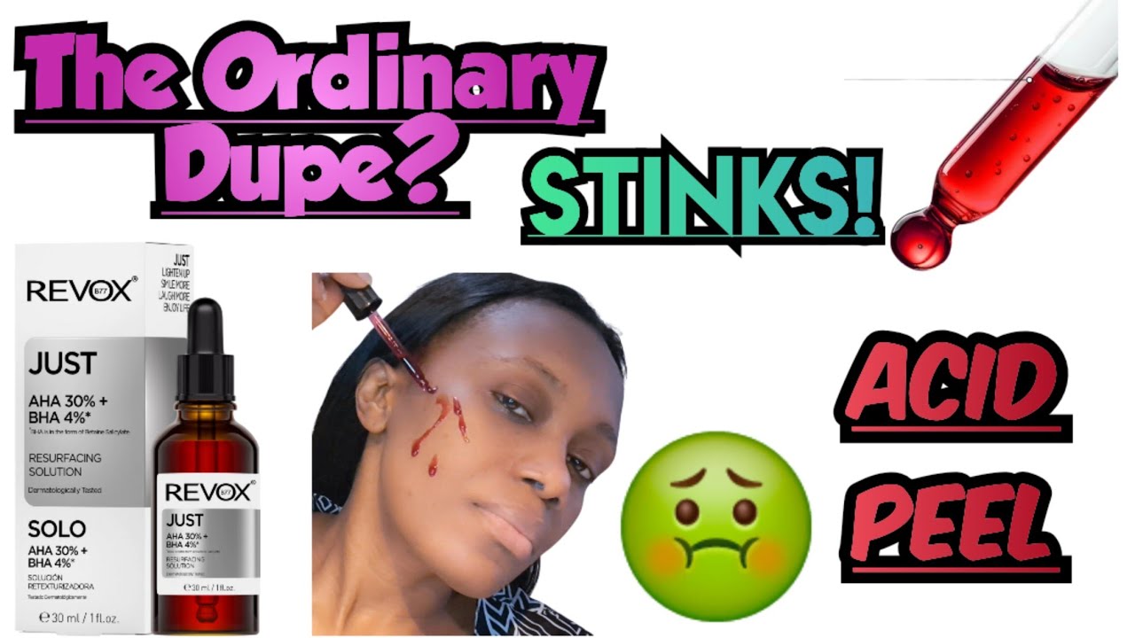 30% AHA and 4% BHA Peeling Solution From REVOX. Better Than The Ordinary? Dupe?