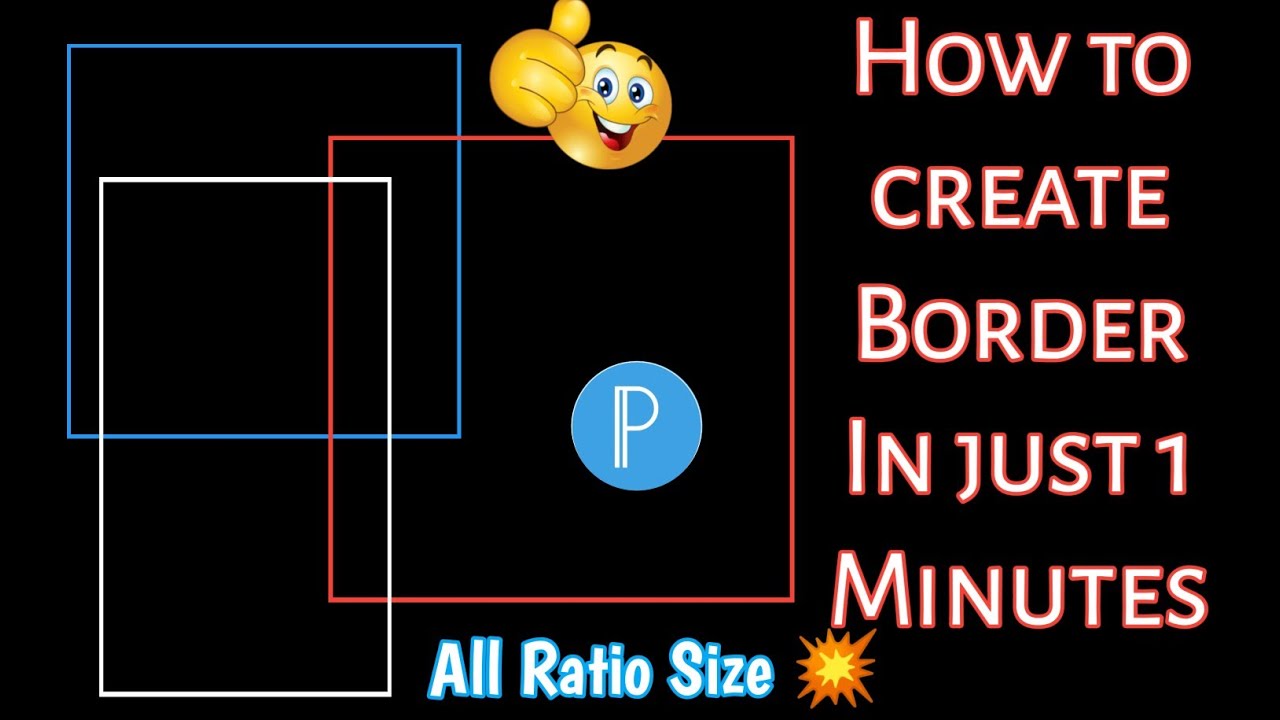 How To Create Border In PixelLab | Border Kaise Banaye | Pixellab Mai Border Kaise Banaye |