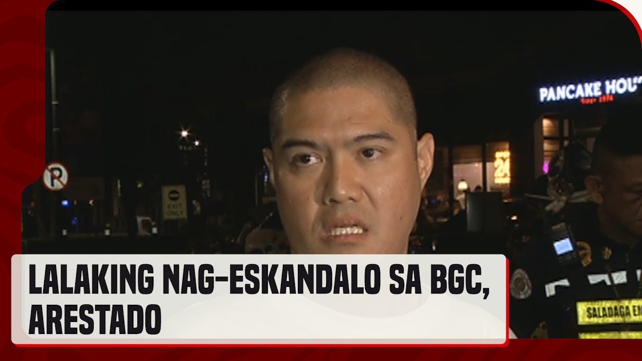 Lalaking aminadong naka-droga, nag-eskandalo sa BGC