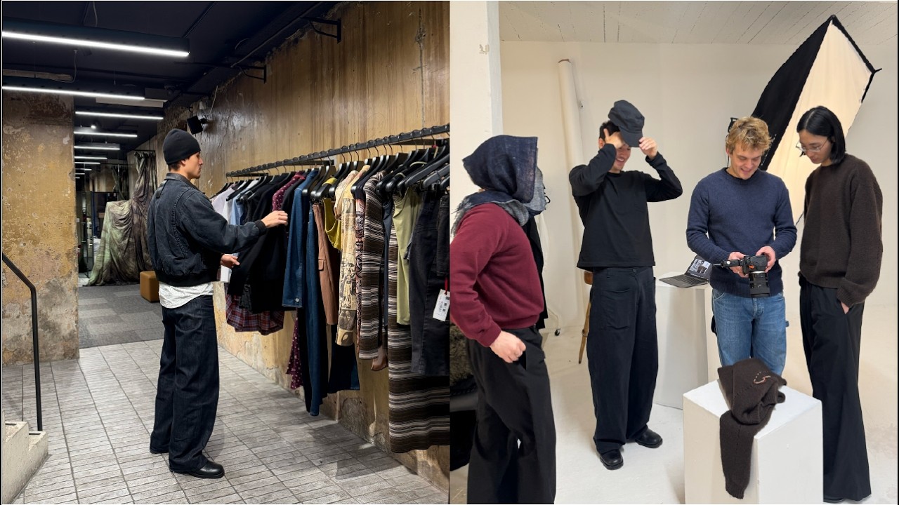 Archer knit bts & shopping