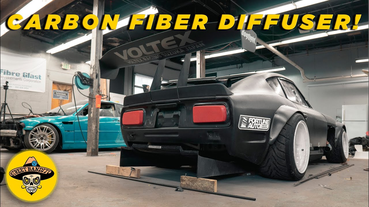 Диффузор из углеродного волокна для Datsun 240z | Как сделать диффузор из углеродного волокна: от...