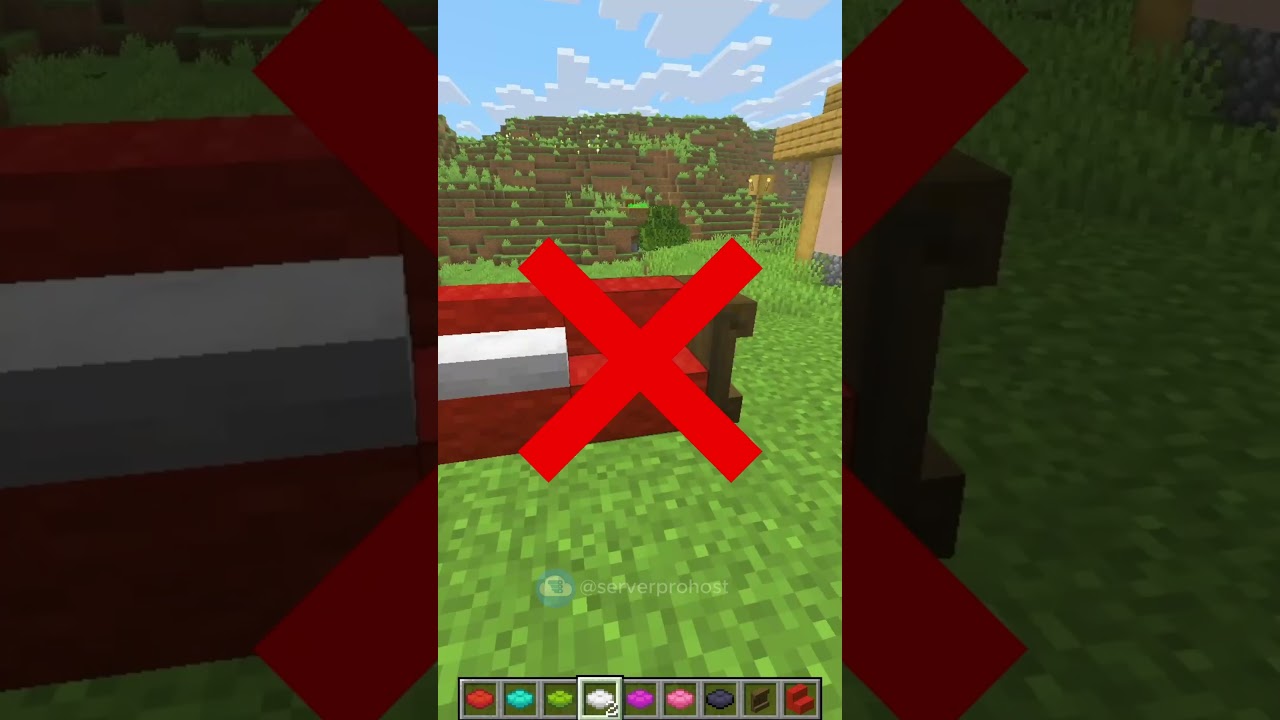 Best way to make a sofa with the new cushion block in Minecraft #short #shorts