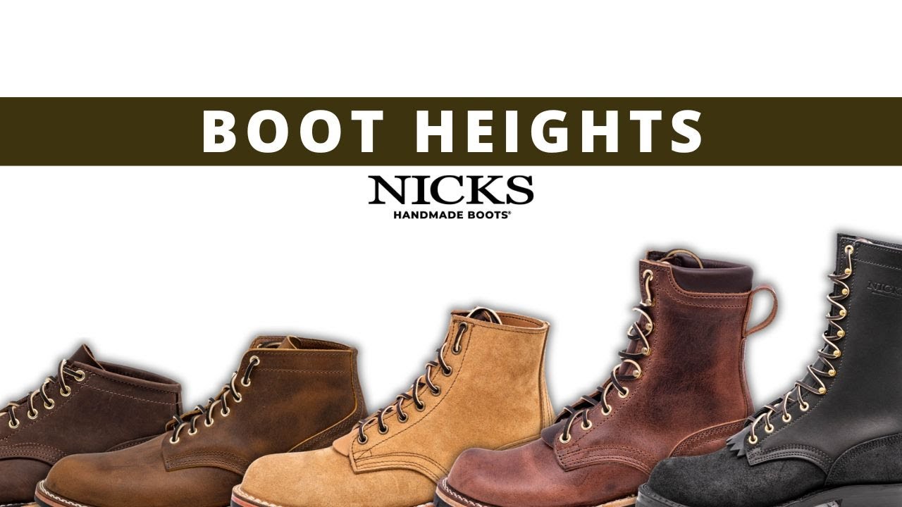 Boot Height Options | Nicks Handmade Boots