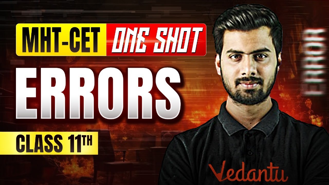 PHYSICS ERRORS MHTCET ONE SHOT | MHT CET PHYSICS ERROR ONE SHOT | ERROR ONE SHOT | BY TUSHAR SIR