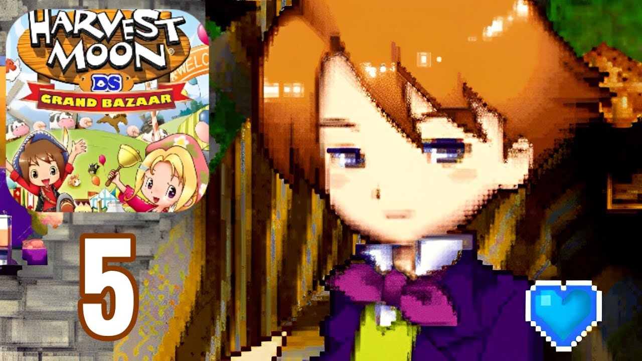 HARVEST MOON DS: GRAND BAZAAR - Gameplay Walkthrough Part 5 - No Commentary