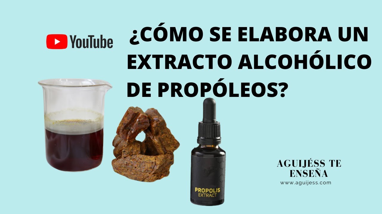 ELABORACI&Oacute;N DE EXTRACTO ALCOH&Oacute;LICO DE PROP&Oacute;LEOS