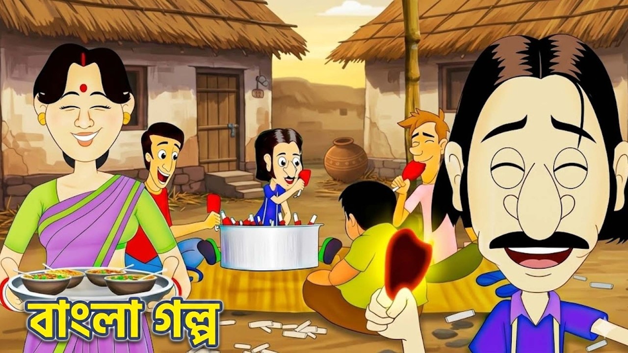 গুল্টু মামার পেটুক ফ্যামিলি! খাওয়ার ওপর ঝাঁপিয়ে পড়ল সবাই | Gulte Mama New Episode | গুলটে মামা