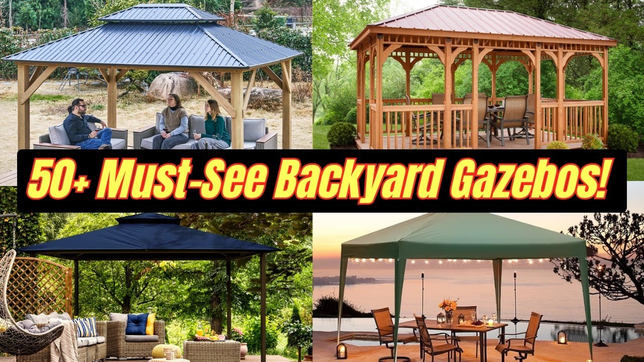 50+ Stunning Backyard Gazebo Ideas You&rsquo;ll Wish You Had Sooner