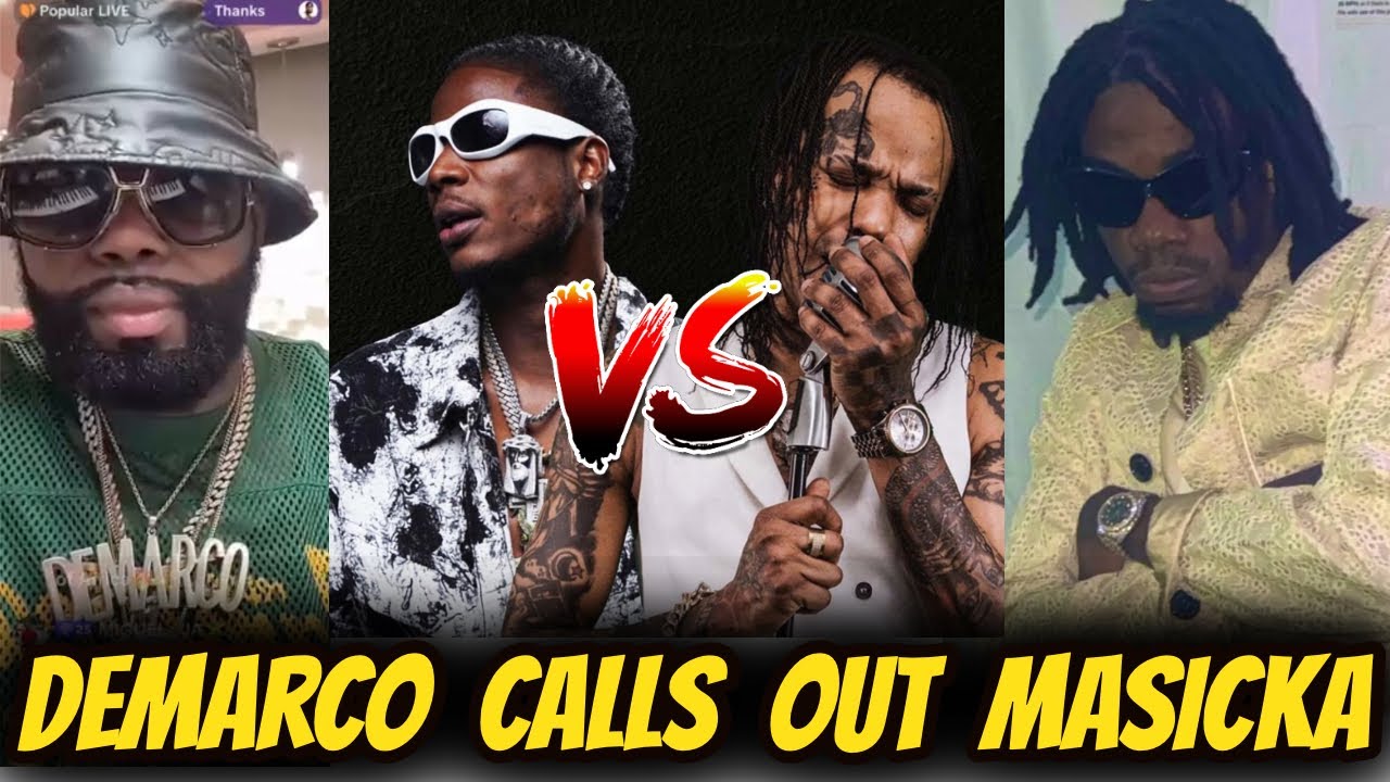 Masicka I Apologize! ALKALINE vs MASICKA IS THE ULTIMATE CLASH DANCEHALL NEED, DEMARCO ROASTED HIM