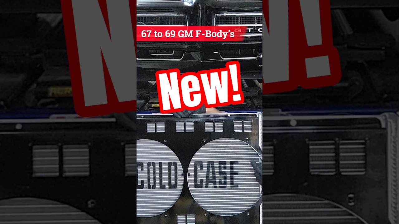 Nowe osłony nadwozia F-Body GM z lat 1967&ndash;1969 do chłodnic CHC11 Cold Case &ndash; wentylatory Spal i P...