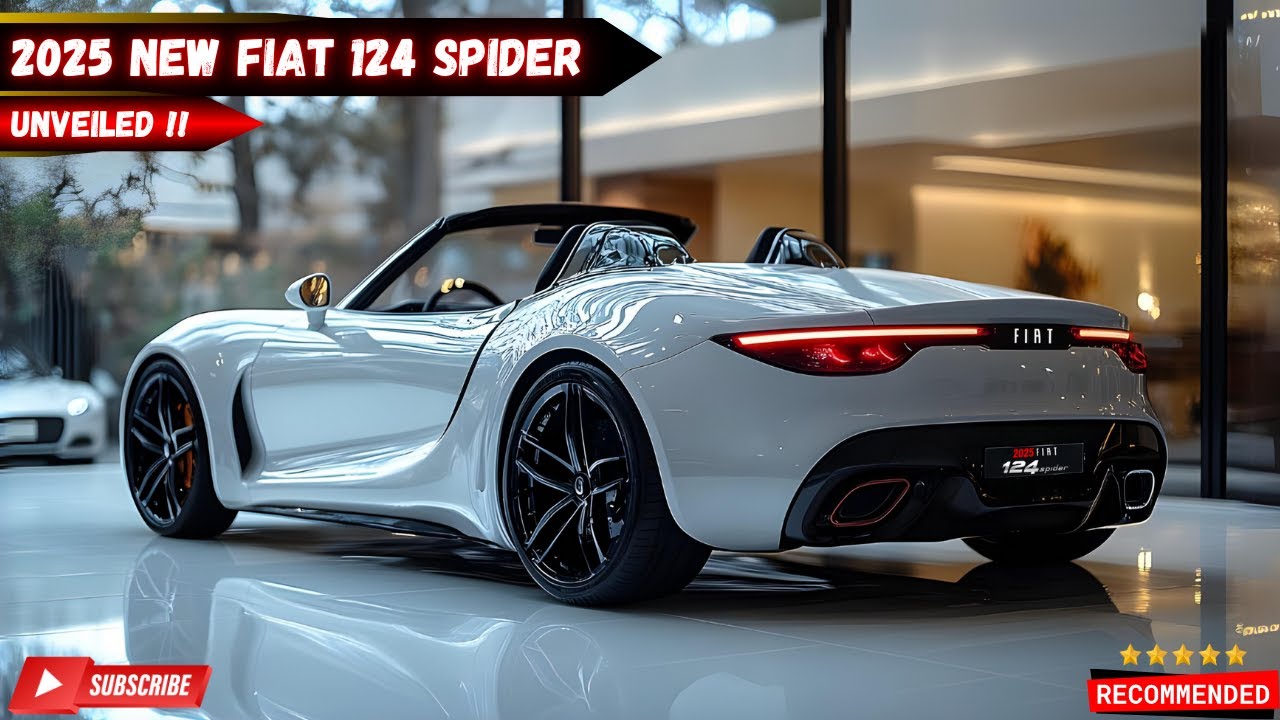 Новый Spider 2025 Fiat 124: итальянский жеребец возвращается - все, что вам нужно знать!
