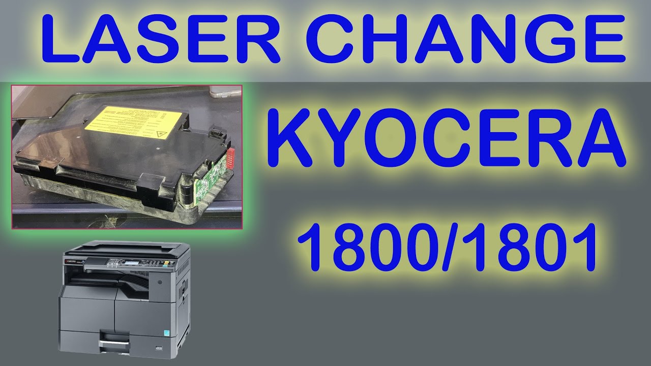 Kyocera 1800 1801 2200 2201 c4010 c4000 error laser unit damage