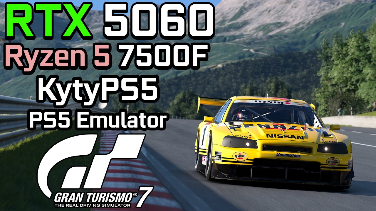 KytyPS5 on RTX 5060 - Gran Turismo 7 (PS5 Emulator)