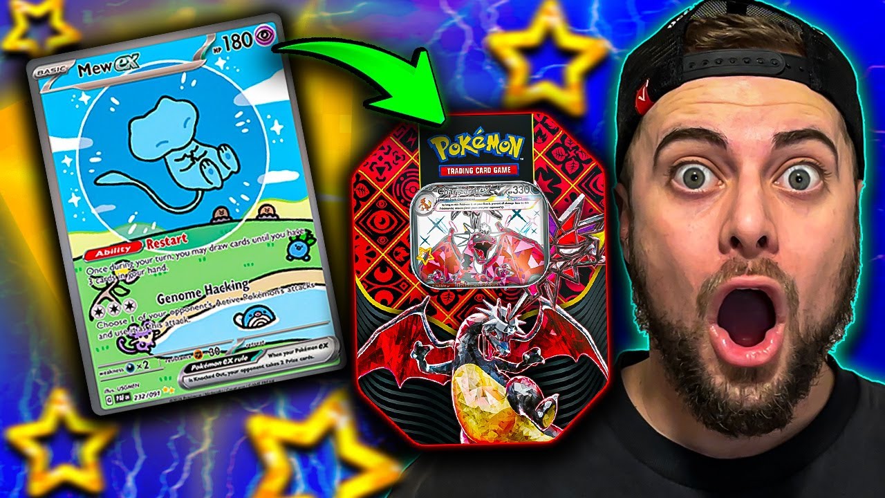 *SHINY MEW GUARANTEED?!* - PALDEAN FATES TINS OPENING
