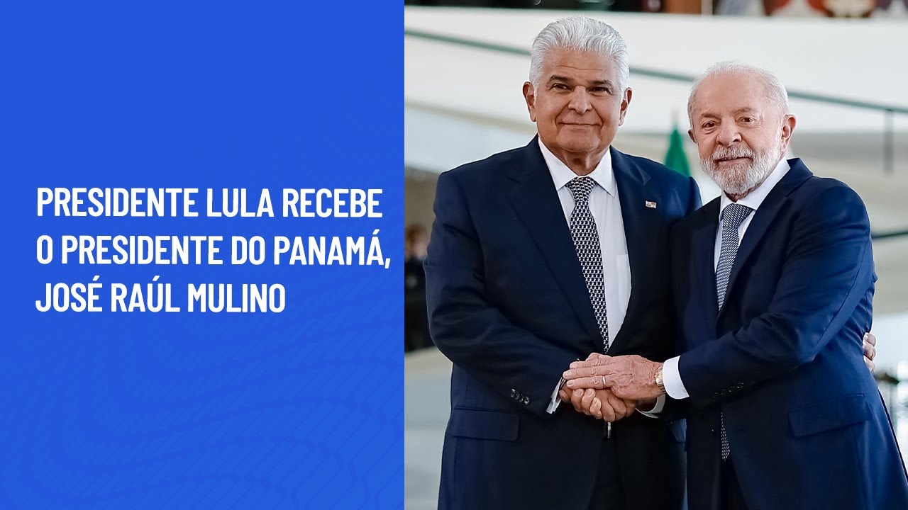 Presidente Lula recebe o presidente do Panamá, José Raúl Mulino