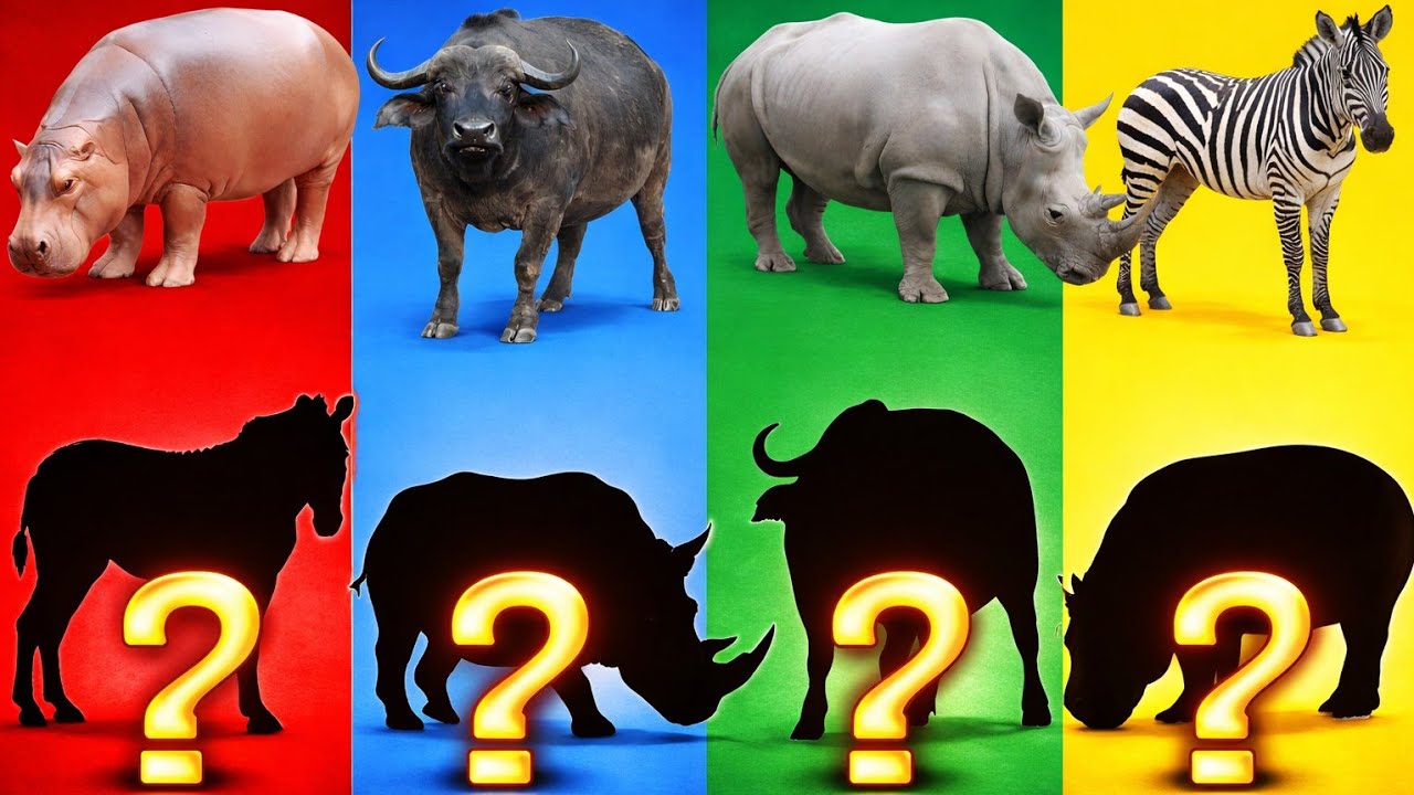 Only 1% Can Match These Animal Shadows!