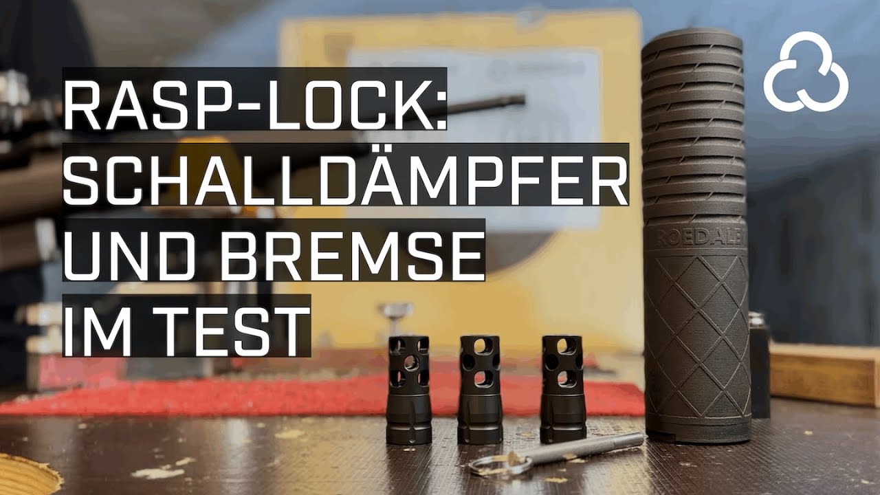 RASP-Lock - Schnelladapter: Vergleichsschießen zwischen Schalldämpfer und Mündungsbremse