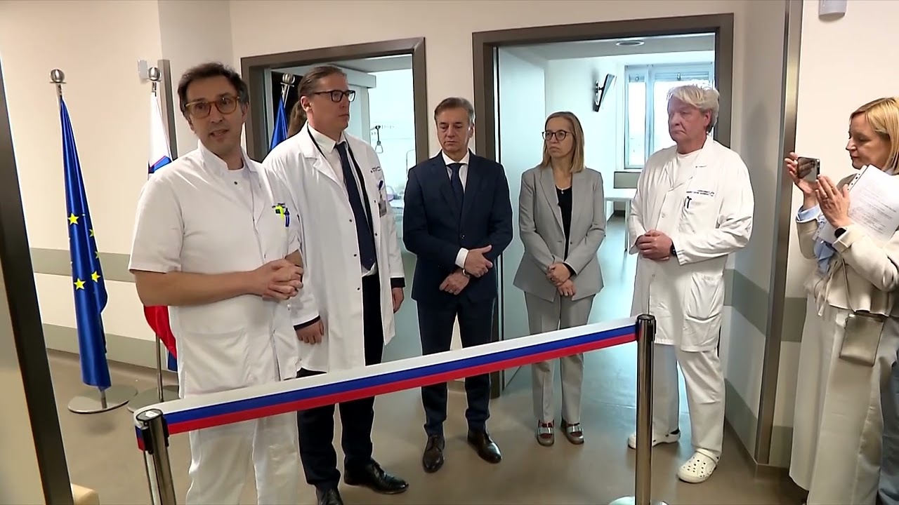 24UR | V UKC Ljubljana odprli prenovljene prostore v 8. nadstropju glavne stavbe | POP TV