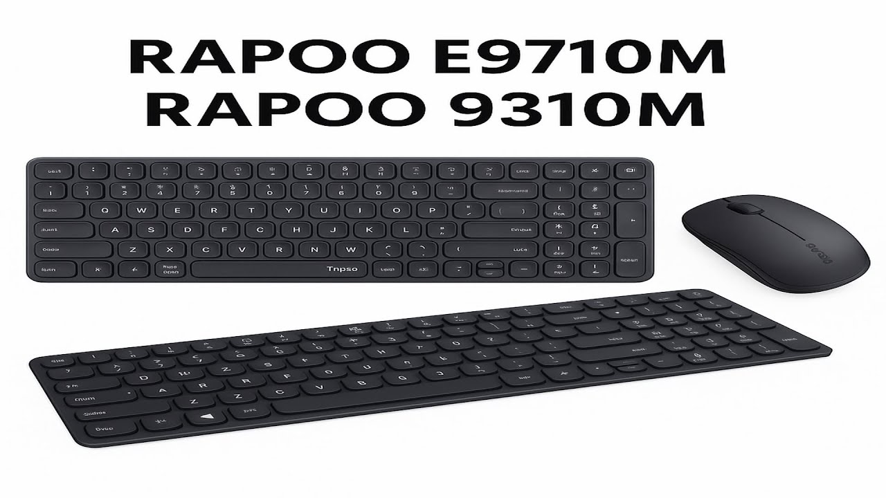 Rapoo E9710M és 9310M bemutató