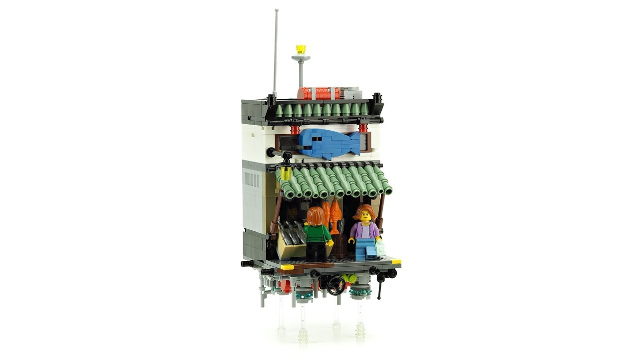 LEGO Seafood Shop (AIR05) MOC Building Instructions