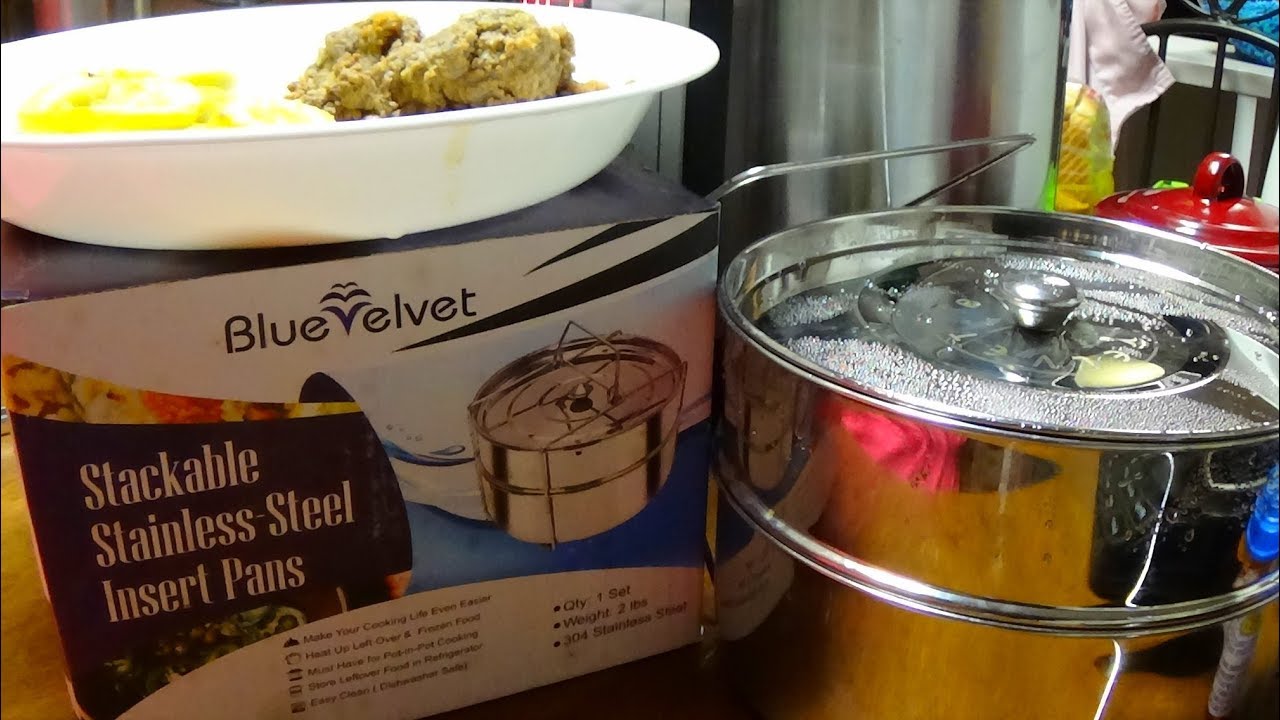 Review of Blue Velvet's Stackable PIP Pans for Instant Pot Pressure Cooker plus Recipe
