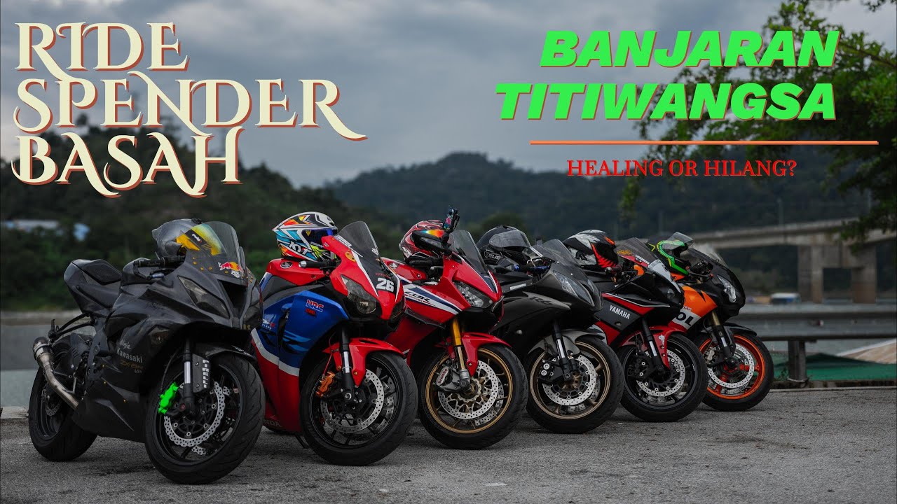 Ride santai ke BANJARAN TITIWANGSA - Spender BASAH! | RAW onboard footage!