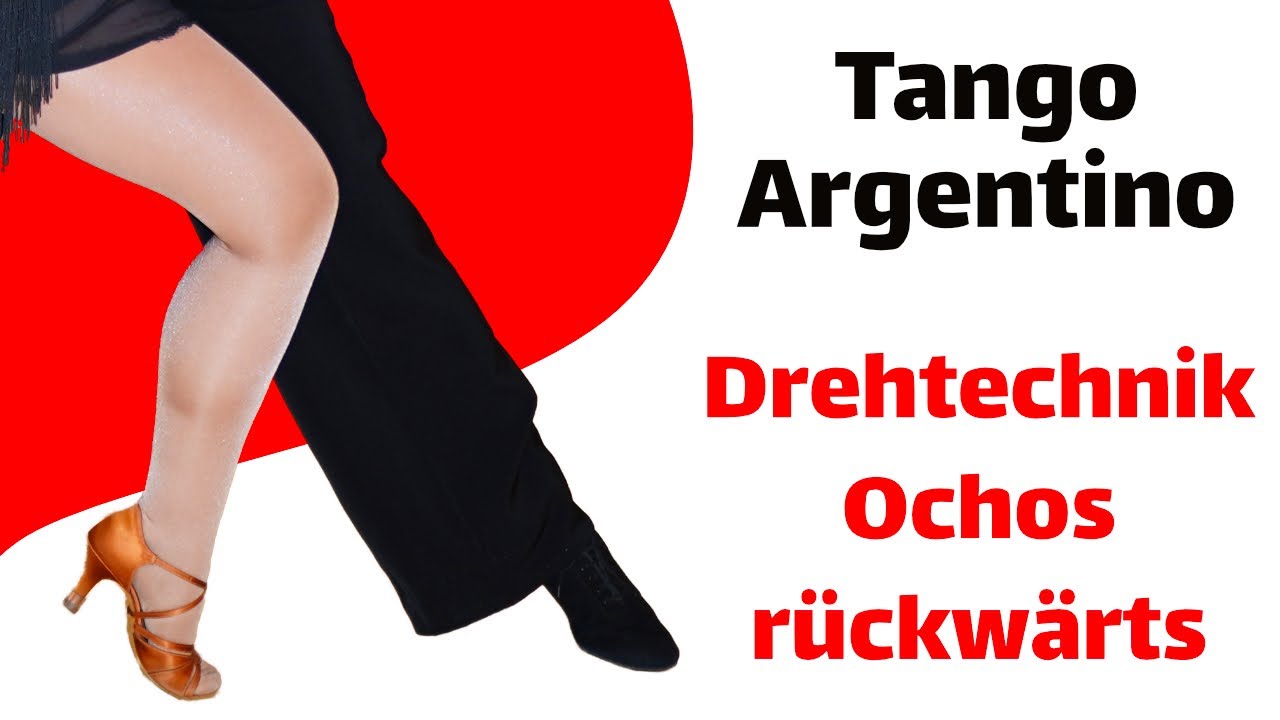 Tango Argentino fortgeschrittene fortgeschrittene rückwärts Ocho Drehtechnik