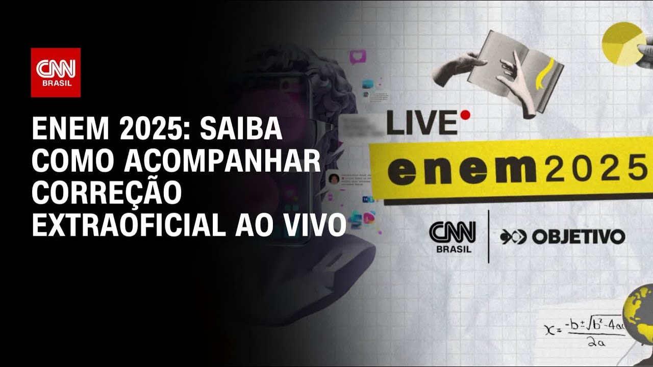 CNN Brasil realiza cobertura do Enem com lives e gabarito interativo | AGORA CNN