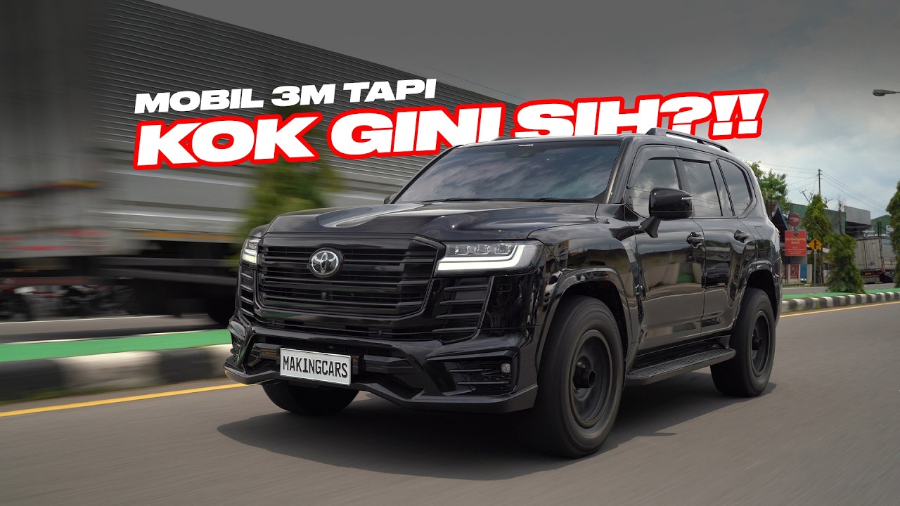 Mobil mahal masa kaki-kakinya begini ⁉️ | Upgrade suspensi LC300