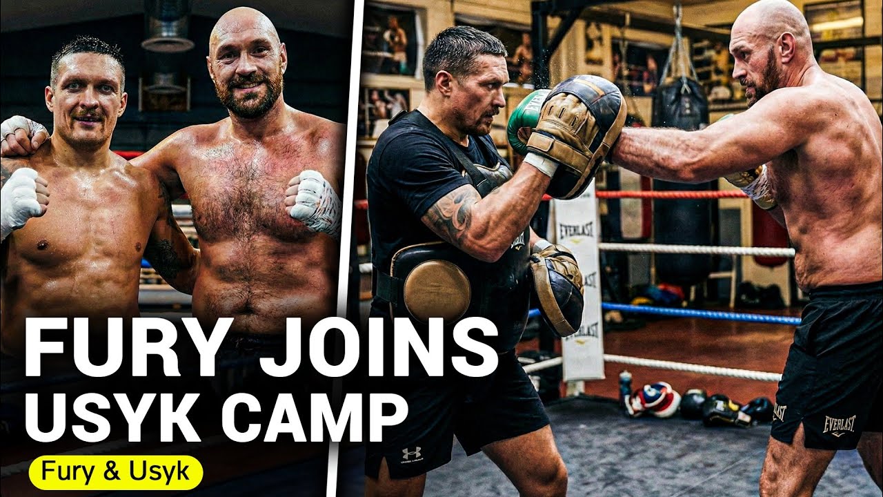 Tyson Fury Joins Oleksandr Usyk’s Training Camp Ahead of Fabio Wardley Fight!